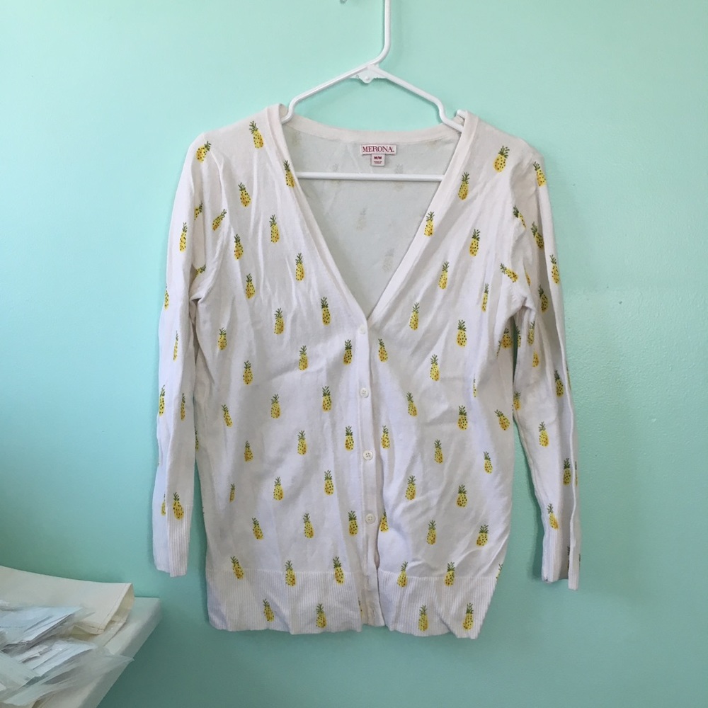 Pineapple cardigan